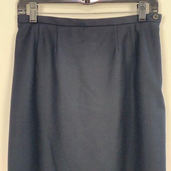 Prada navy pencil skirt - Picture 2 of 8
